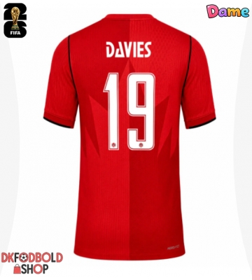 Canada Alphonso Davies #19 Hjemmebanetrøje Dame VM 2026 Kort ærmer Canada Alphonso Davies #19 Hjemmebanetrøje Dame VM 2026 Kort ærmer